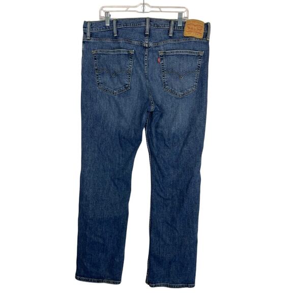 Mens Levi Strauss Blue Medium Wash Straight Leg 559 Jeans Pants Size W38 L34 - Picture 4 of 10